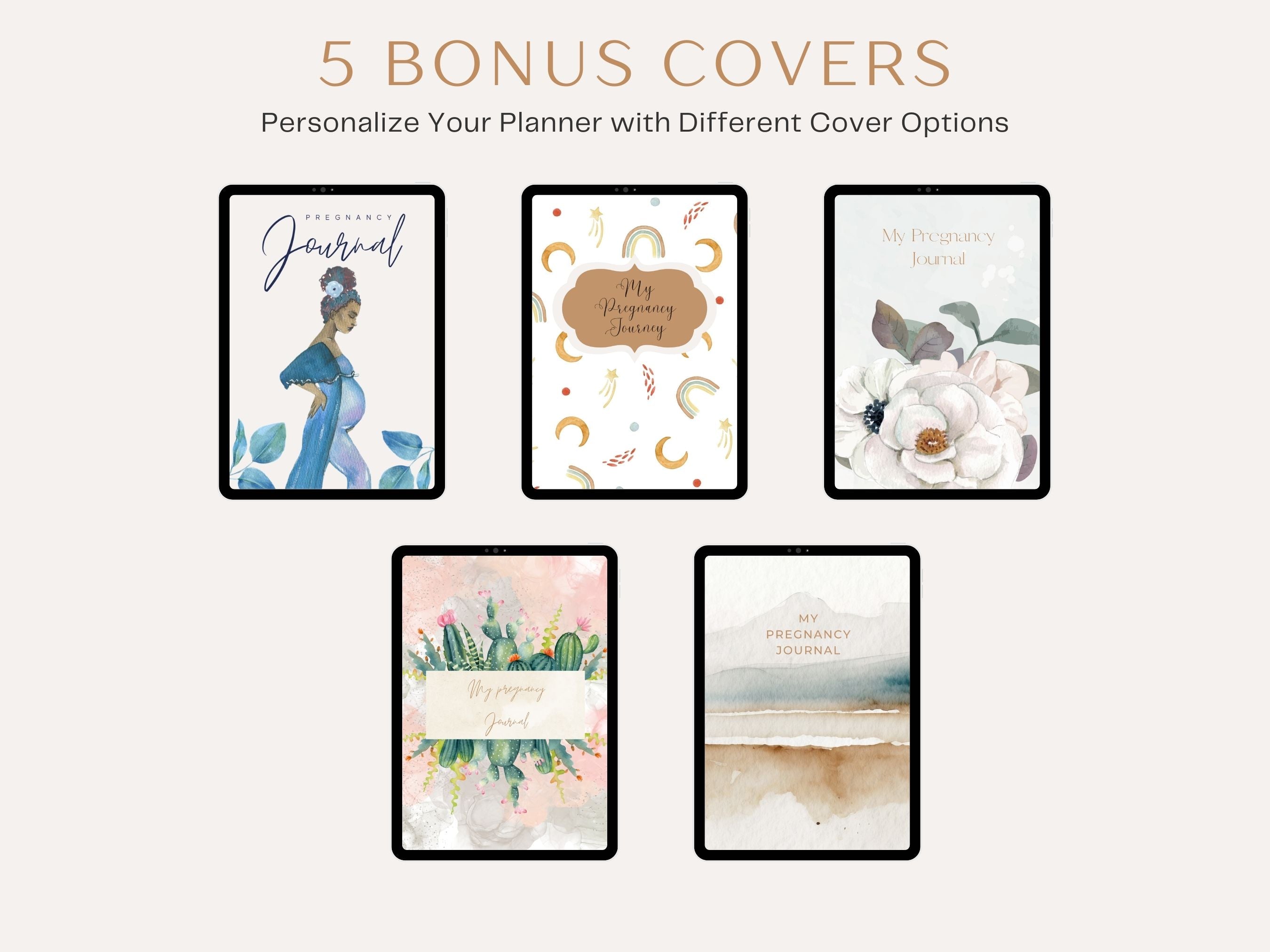 The Ultimate Digital Pregnancy Planner & Journal + BONUS